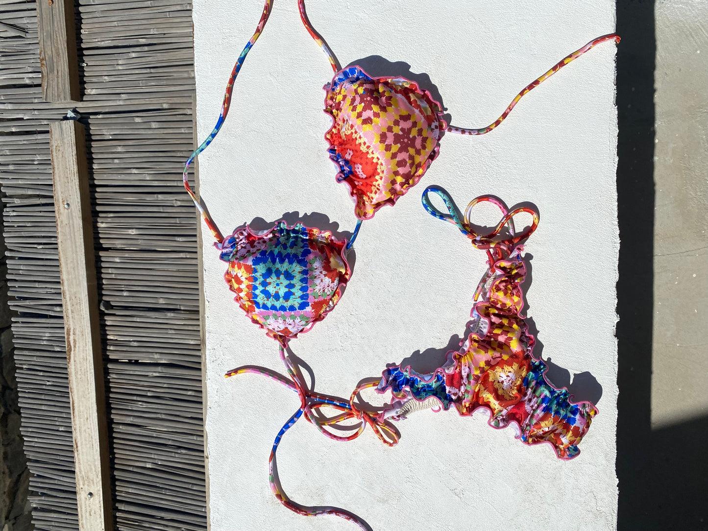 Eden Bikini - Triangle Top con Laccio Lungo & Slip Thong Regolabile | Made in Italy